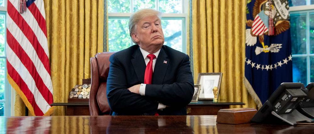 Donald Trump, damals noch Präsident der USA. (Archivbild)