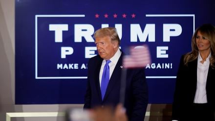 US-Präsident Donald Trump spricht im Weißen Haus über das Wahlergebnis