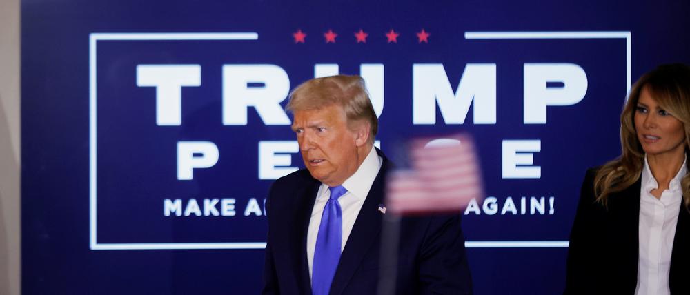 US-Präsident Donald Trump spricht im Weißen Haus über das Wahlergebnis