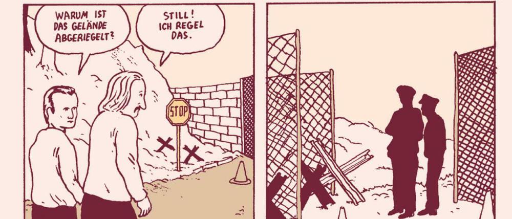 Fragen über Fragen. Eine Szene aus „Warum wir müde sind“.