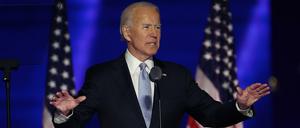 Biden spricht in Delaware zu den Amerikanern.