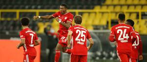 Wer so schön jubelt... der muss in Minga bleiben. David Alaba (oben) im Höhenflug.