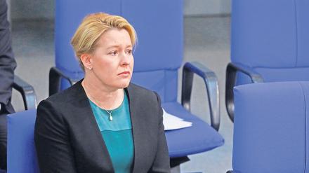Bundesfamilienministerin Franziska Giffey (SPD). 
