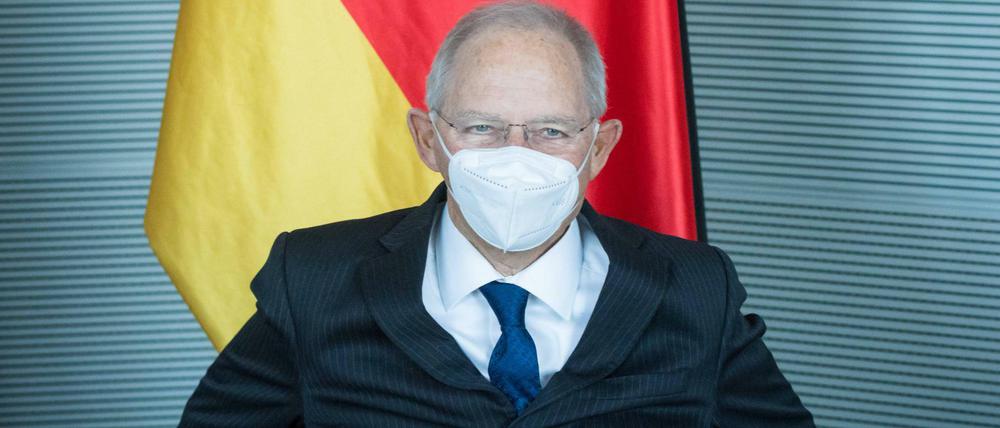 Bundestagspräsident Wolfgang Schäuble (CDU) geht mit gutem Beispiel voran.