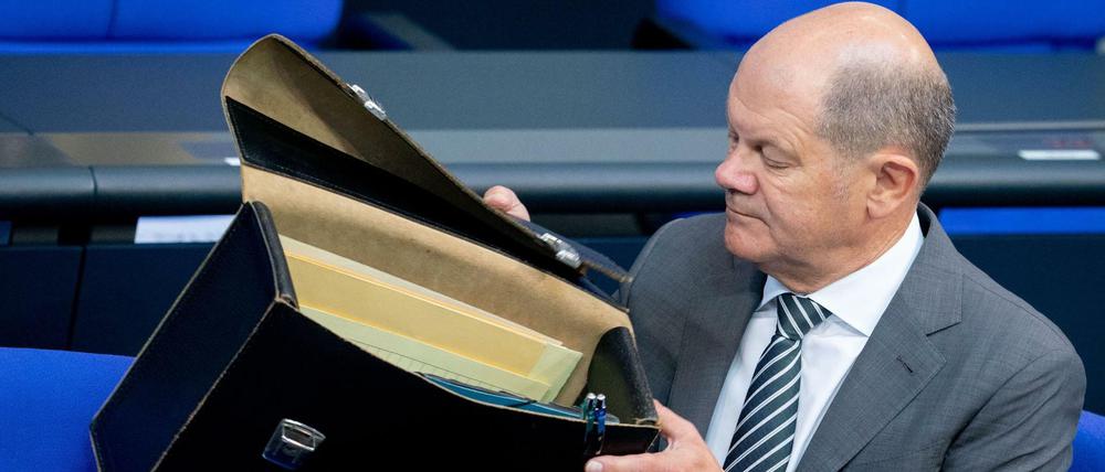 Ist da noch ein bisschen Schuldenspielraum? Bundesfinanzminister Olaf Scholz (SPD).