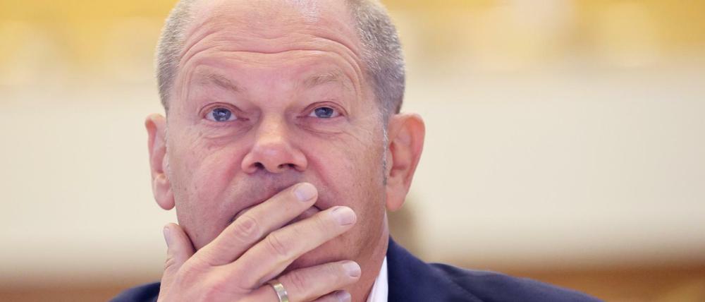 Der Bundesfinanzminister Olaf Scholz (SPD).