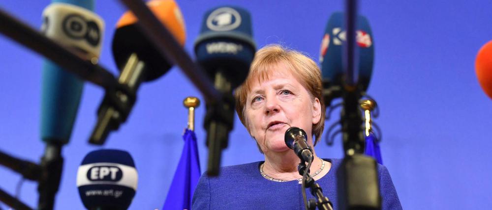 Bundeskanzlerin Angela Merkel pflegt ihre Medien-Kontakte. Wie, soll man nicht wissen dürfen.
