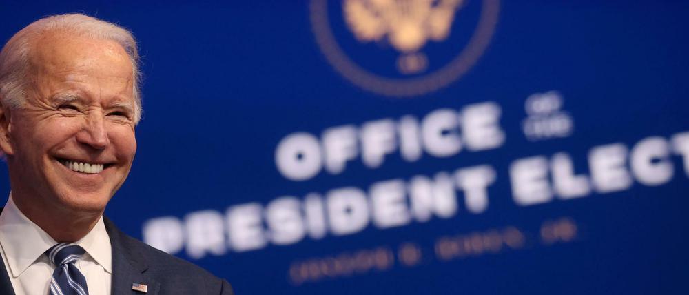 Wer kommt in sein Kabinett? Der gewählte US-Präsident Joe Biden