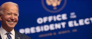 Wer kommt in sein Kabinett? Der gewählte US-Präsident Joe Biden