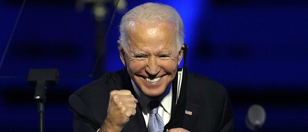 Joe Biden bei seiner Siegesansprache