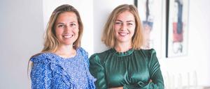 Victoria Dietrich (links) und Evgeniya Polo, Gründerinnen des Portals Emmora für alle Themen rund um Tod und Trauer.