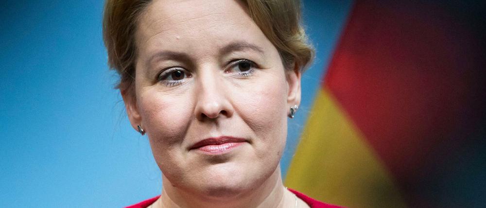 Bundesfamilienministerin Franziska Giffey.