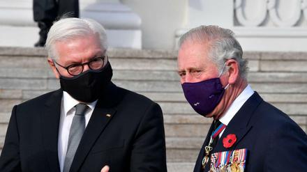 Frank-Walter Steinmeier und Prinz Charles in Berlin.