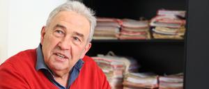 Hans-Ludwig Kröber, Psychiater und Gerichtsgutachter, in seinem Büro in Berlin-Steglitz.