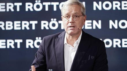 Norbert Röttgen bei seiner Vorstellungsrede bei der Jungen Union.