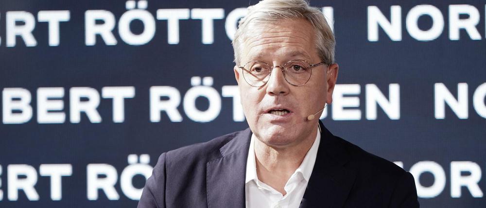 Norbert Röttgen bei seiner Vorstellungsrede bei der Jungen Union.