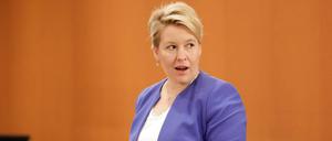 Bundesfamilienministerin Franziska Giffey hofft auf den SPD-Landesvorsitz in Berlin.