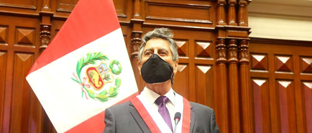 Übergangspräsident in Peru: Francisco Sagasti