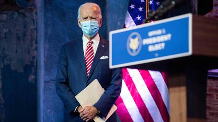 Zum Zusehen verdammt: Joe Biden, designierter US-Präsident.