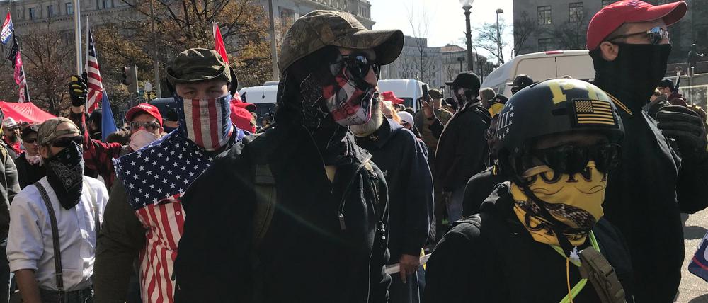 „Proud Boys“ in Washington