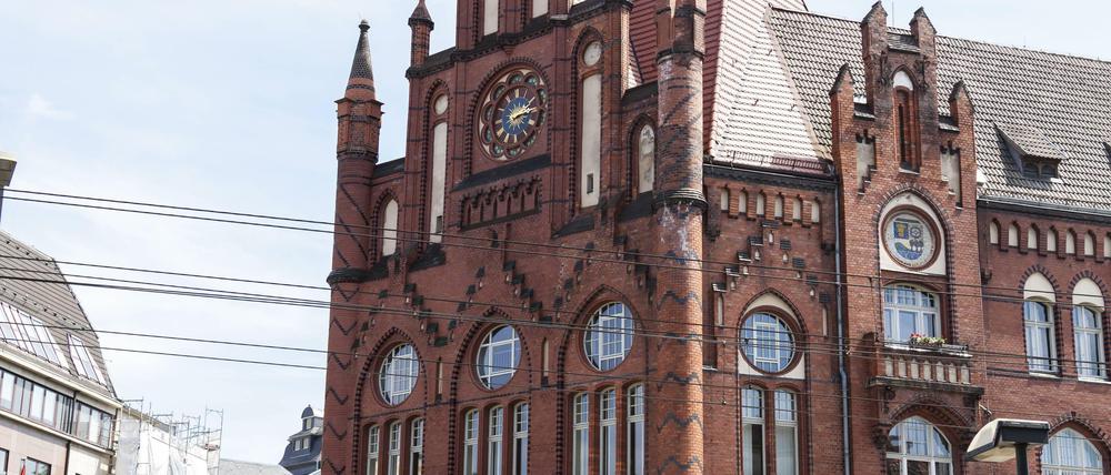 Das Rathaus Lichtenberg.