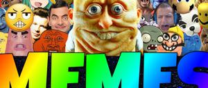 Einladung zum Bilderstrudel. Still aus einem Clip mit den besten Memes, gesammelt von H-Matter. 