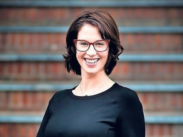 Ein Porträtbild von Aimee van Wynsberghe.