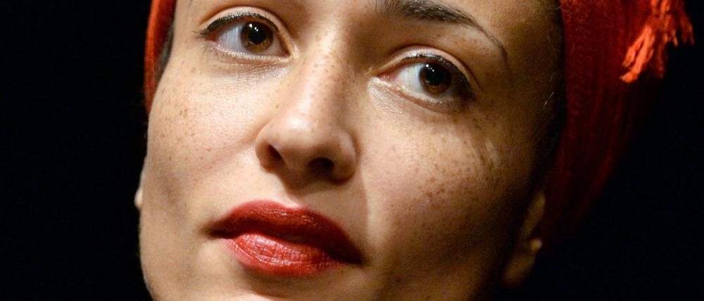 Die englische Schriftstellerin Zadie Smith 