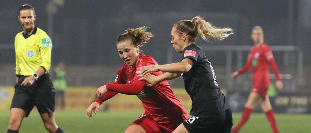 Es war ein enges Duell zwischen Eintracht Frankfurt und Turbine Potsdam.