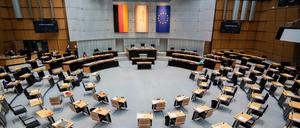 Der Plenarsaal des Berliner Abgeordnetenhauses.