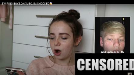 Youtuberin Livvy Day aus England hat bereits vor zwei Jahren die Contact-App Yubo getestet, wirkte dabei irritiert - und erreichte damit 80.000 Zuschauer.