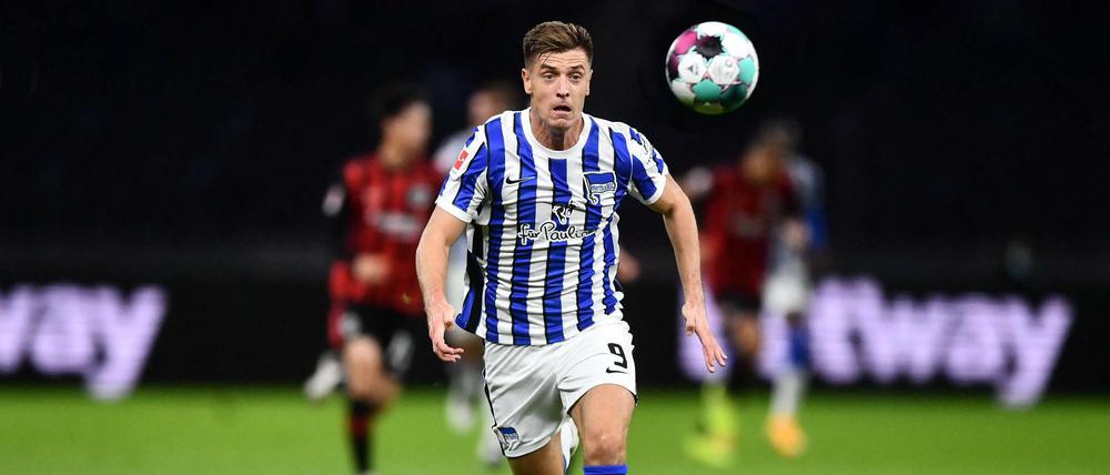 Neuer Anlauf. Durch den Ausfall von Jhon Cordoba darf sich Krzysztof Piatek jetzt erst einmal als Stürmer Nummer eins bei Hertha BSC fühlen.