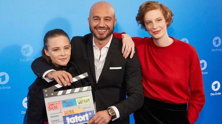 Jasna Fritzi Bauer (l-r), Dar Salim und Luise Wolfram: Das neue Bremer "Tatort"-Team.
