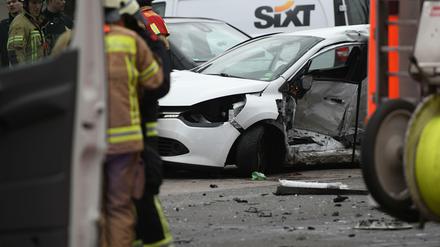 Der tödliche Unfall ereignete sich Ende Januar 2018 vor dem Roten Rathaus.