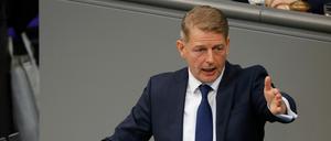 Ohne Maske: Karsten Hilse von der AfD.