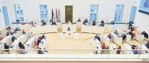 Parlamentssitzungen, wie hier im Potsdamer Landtag, leben von den Debattenbeiträgen der Abgeordneten und der Regierungsmitglieder. 