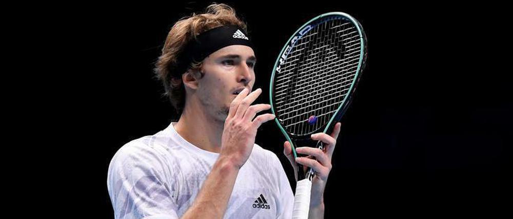 Nicht zu fassen. Alexander Zverev war nach einem Fehlstart ins Match anschließend dran an einer Wende gegen Novak Djokovic.