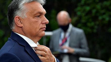 Ungarns Ministerpräsident Viktor Orban beim Brüsseler Marathon-Gipfel im vergangenen Juli.
