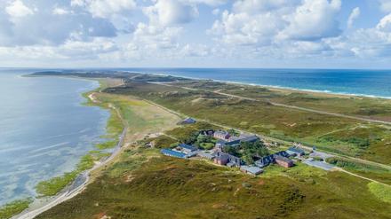 Meerblick: Das Jugendgästehaus "Puan Klent" liegt direkt am Wattenmeer von Sylt.