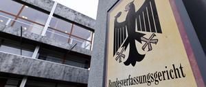 Das Bundesverfassungsgericht in Karlsruhe 