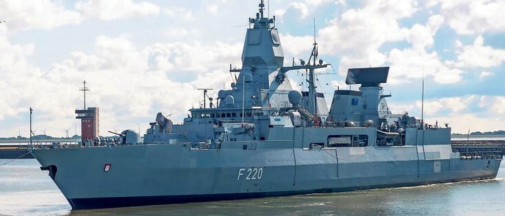 Mission. Die „Hamburg“ ist seit August im Mittelmeer. 