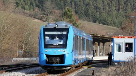 Der ALSTOM Coradia iLint wird bereits seit zwei Jahren in Niedersachsen eingesetzt. 