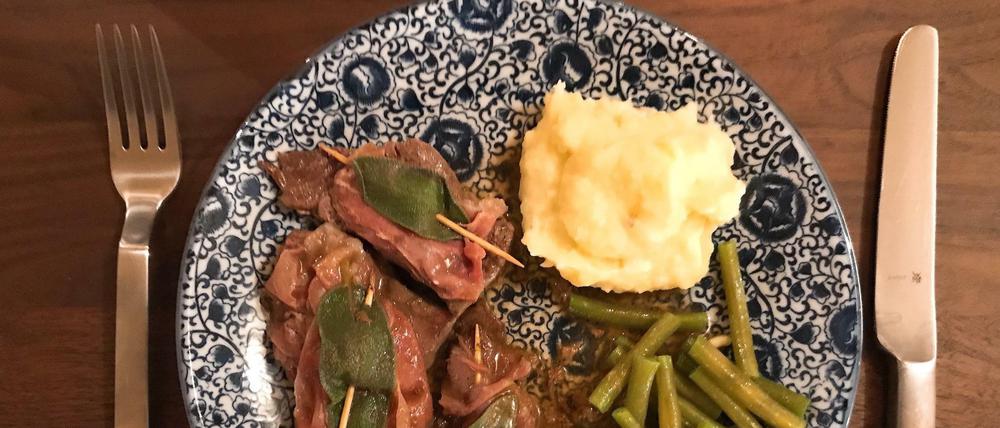 Schnell, einfach und ein bisschen anders als gewohnt: ein Saltimbocca mit Wildschwein.