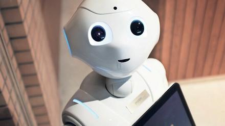 Viele Roboter werden in menschlicher Gestalt designt.
