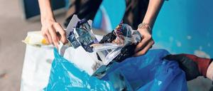 In Coronazeiten wird wieder mehr in Plastik verpackt.