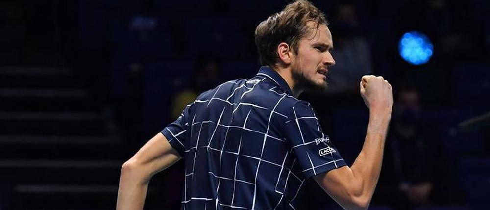 Coole Socke. Daniil Medwedew bezwang in London die Nummer eins, zwei und drei der Tennis-Welt.