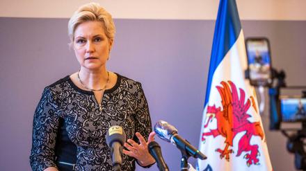 Mecklenburg-Vorpommerns Ministerpräsidentin Manuela Schwesig (SPD) will den Corona-Kompromiss zu den Schulen nicht mittragen.