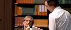 Richard Gärtner (Matthias Habich, li.) und sein Rechtsanwalt Biegler (Lars Eidinger) pochen auf das Recht auf selbstbestimmtes Sterben. 