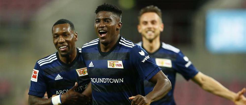 Teil des Rudels. Taiwo Awoniyi erzielte zuletzt beim Sieg in Köln sein erstes Tor für Union. Weitere sollen folgen, vielleicht ja schon heute gegen die Eintracht.