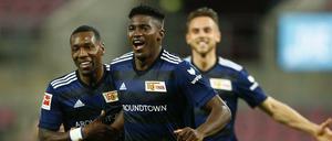 Teil des Rudels. Taiwo Awoniyi erzielte zuletzt beim Sieg in Köln sein erstes Tor für Union. Weitere sollen folgen, vielleicht ja schon heute gegen die Eintracht.